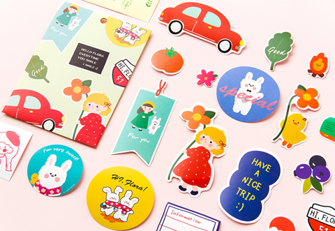 Jiyu Multipurpose Trip Stickers