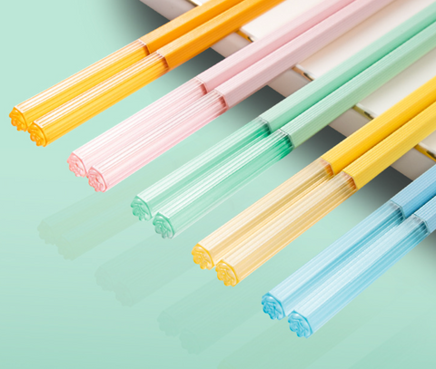 Colorful Macaron Mixed Chopstick 5 Set