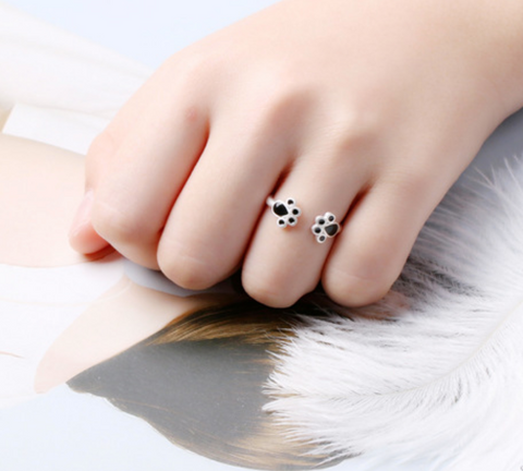 Black Paws Ring