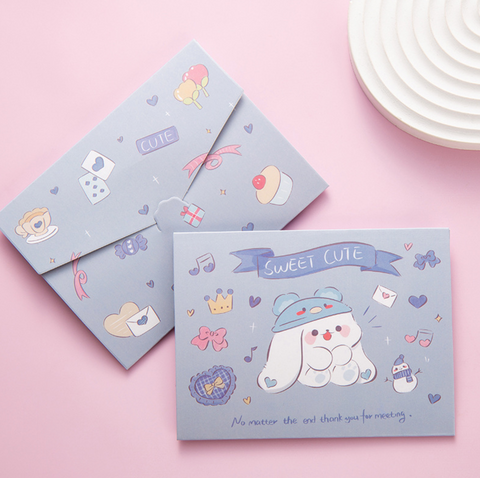 Three Fold Rabbit Card