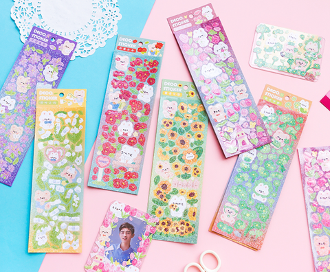 Jiyu Sparkle Bear Stickers