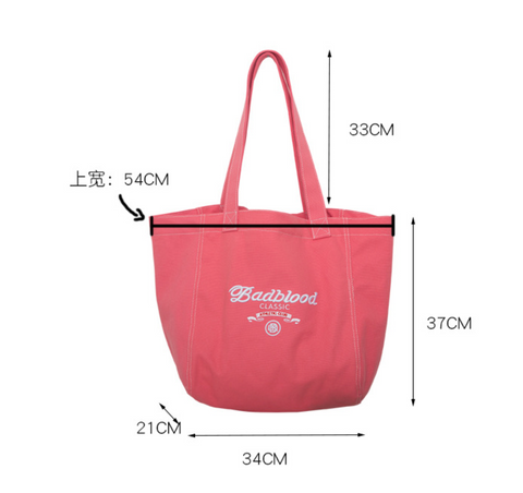 Badblood Classic Canvas Tote