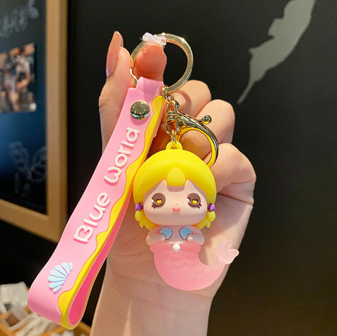 Blue World Keychain
