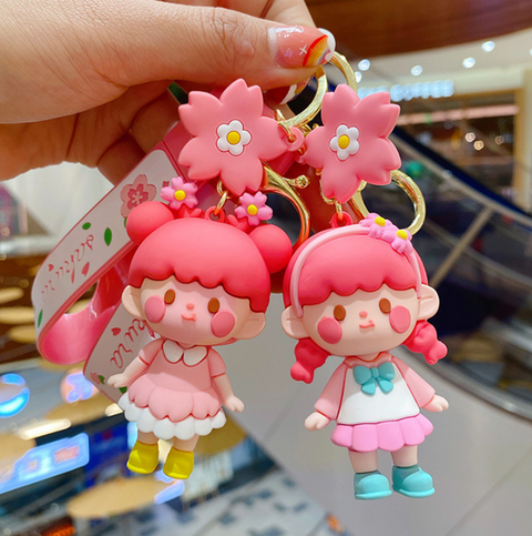 Sakura Girl Keychain