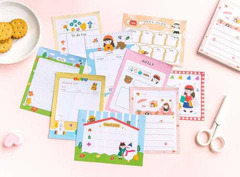 Jiyu Flora Note Paper