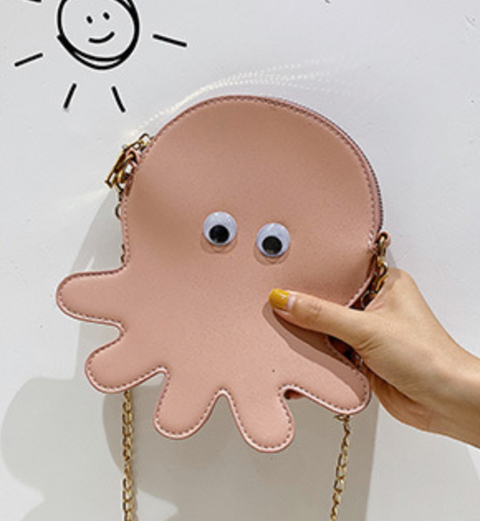 Octopus Purse (Green, White, Pink, Black) 9018