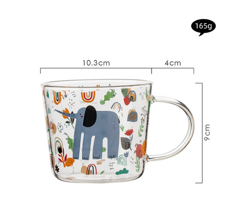 Cartoon Glass Mug