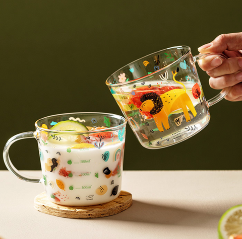 Cartoon Glass Mug