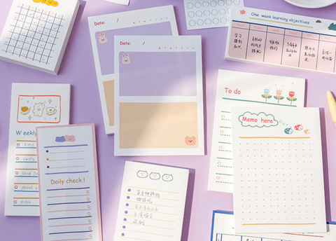 Jiyu Bright Memo Pads