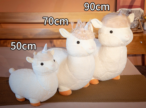 Cool Hair Unicorn Sheep Plush 50cm