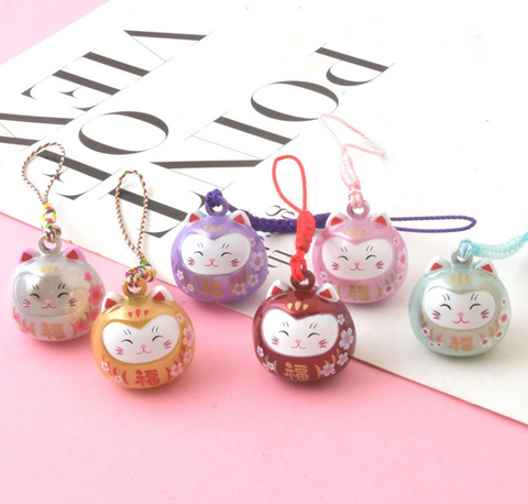 Dreamy Lucky Cat Water Piano Bell