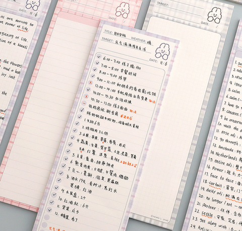 B5 Half Memo Pad
