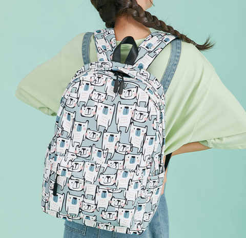 Korean Lightweight Medium Backpack