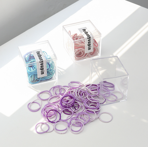 Colorful Boxed Small Hairtie