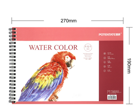 Potenatate Watercolor Sketchbook Rough Grain