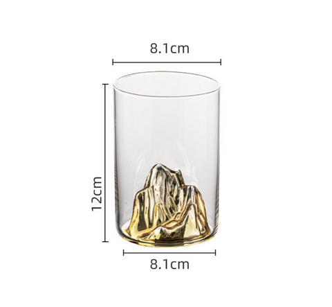 Mount Fuji Glass Cup 450ml