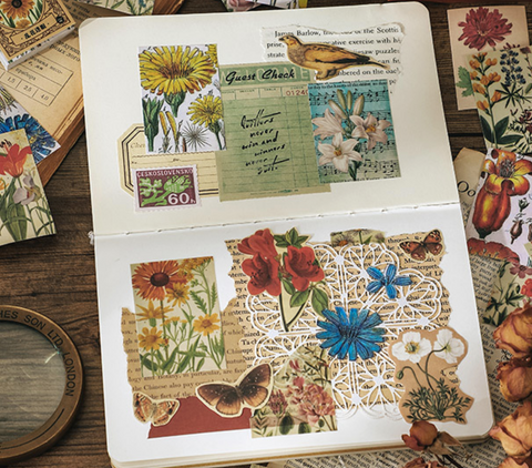 Infeel.Me Deco Wildlife Scrap Paper Sticker Book