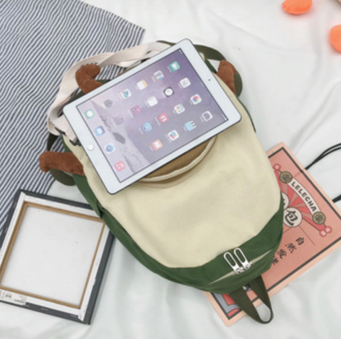 Avocado Wink Face Backpack 2461