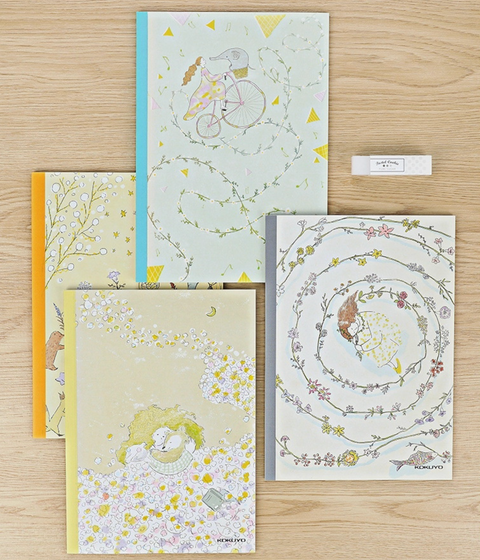 KOKUYO Surrounded By Flowers Lined Notebook B5 40pg
