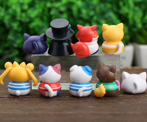 Sailormoon Cats Chibi Statues
