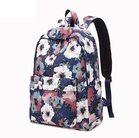 Watercolor Flower Backpack