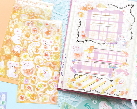 Jiyu Star Bubble Sugar Stickers