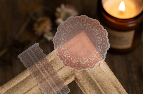 Wenshu Vintage Lace Sticker