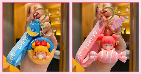Dessert Girl Keychain