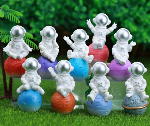Planet Astronaut Chibi Statue