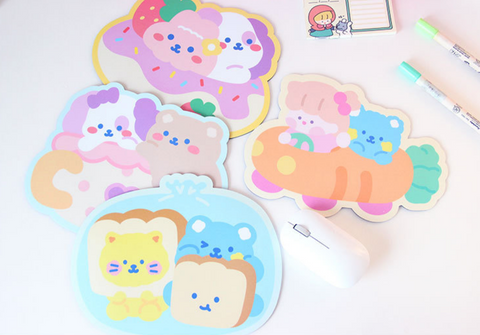 Cute Cartoon Party Mouse Pad