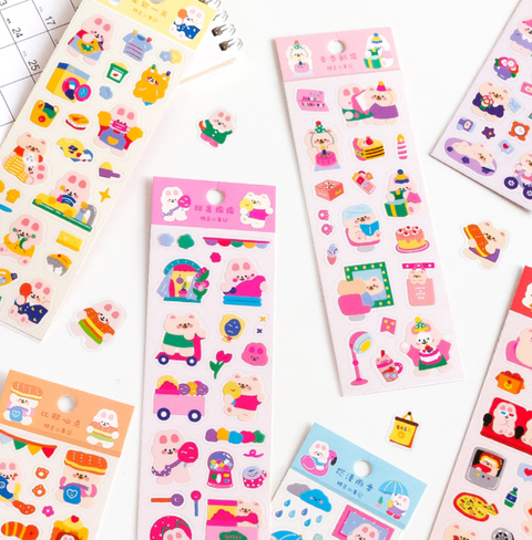 Jiyu Jelly Bear Stickers