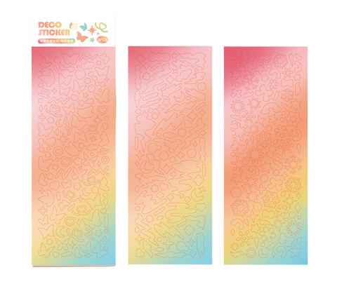 Jiyu Gradient Shape Stickers