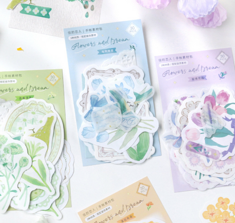 Cardlover Flowers and Dreams Stickers
