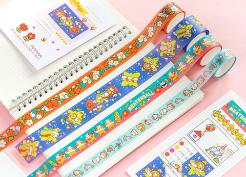 Jiyu PET Cute Matte Washi Tape