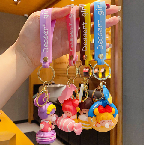 Dessert Girl Keychain