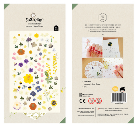 Suatelier Sonia Deco Flower Stickers