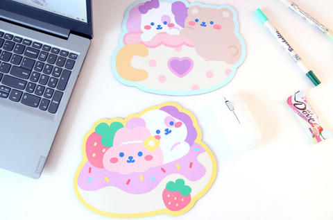 Cute Cartoon Party Mouse Pad
