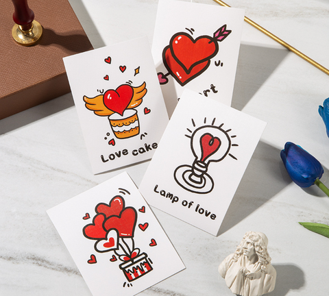 Graphic Heart Card