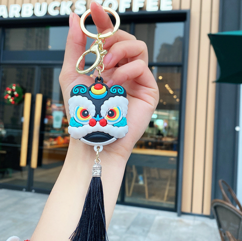 Lion Dance Keychain