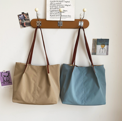 Canvas Tote Brown Strap