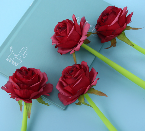Red Rose Gel Ink Pen 0.5mm