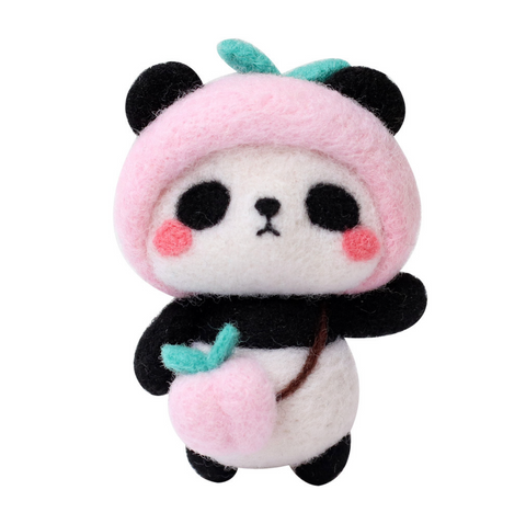 Baby Panda Needle Felt DIY Set