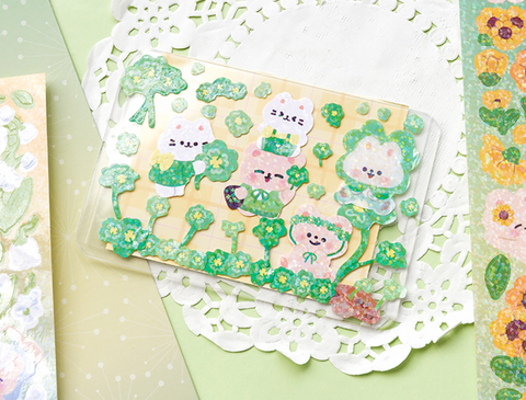 Jiyu Sparkle Bear Stickers