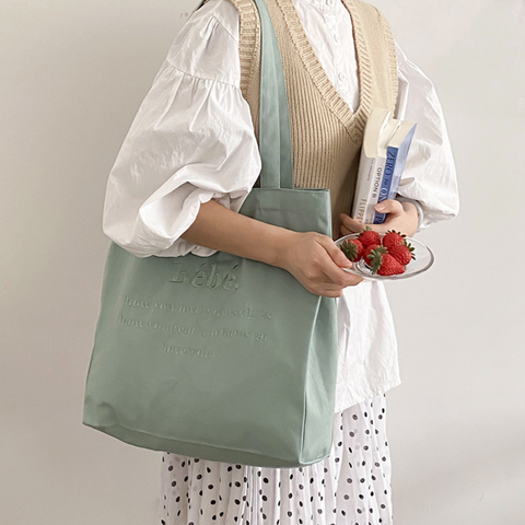 Noirnine Bebe Canvas Tote