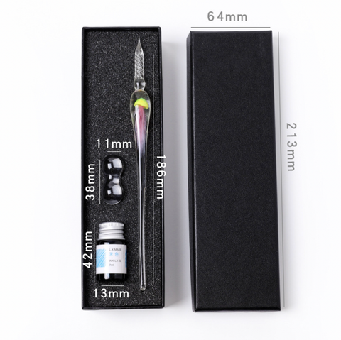 Jellyfish Glass Dip Pen Set