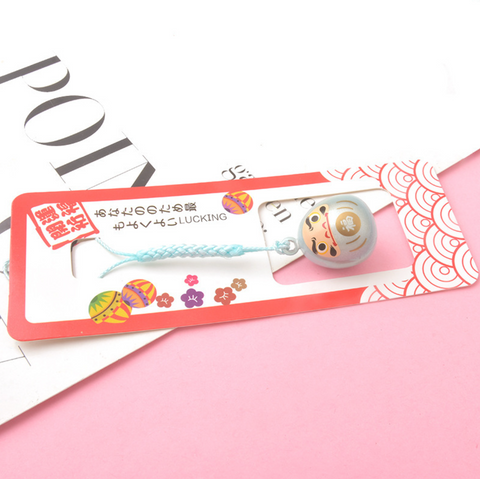 Asakusa Daruma Water Bell Charm