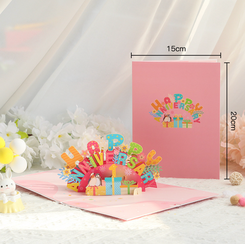Pop Out Card Happy Anniversary