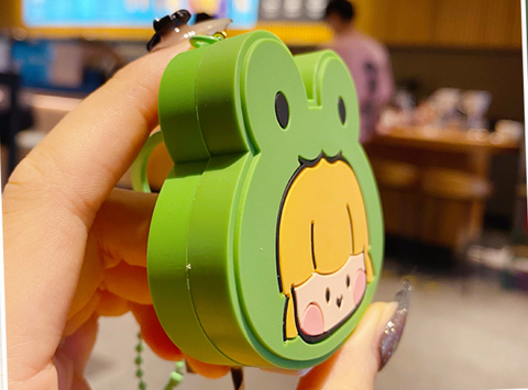 Animal Girl Measuring Tape Keychain