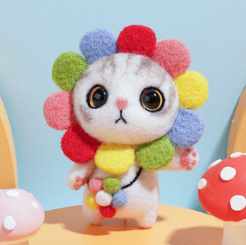 Dress Up Kitty Needle Felt Set