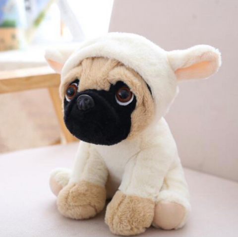 20cm Costume Pug Plush